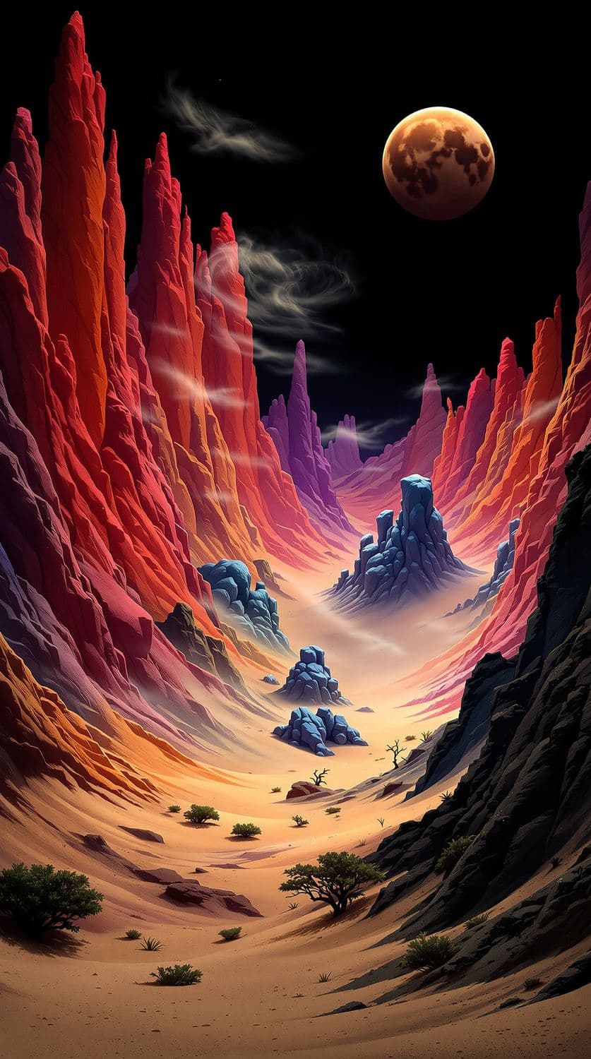 Surreal Alien Desert