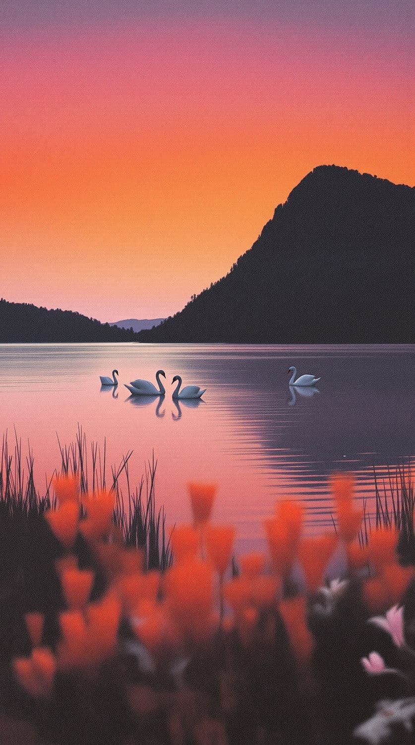 Twilight Serenity by the Lake