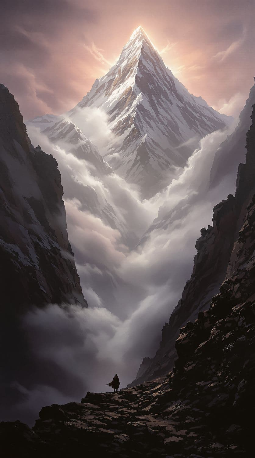 Dawn Over Majestic Mountains