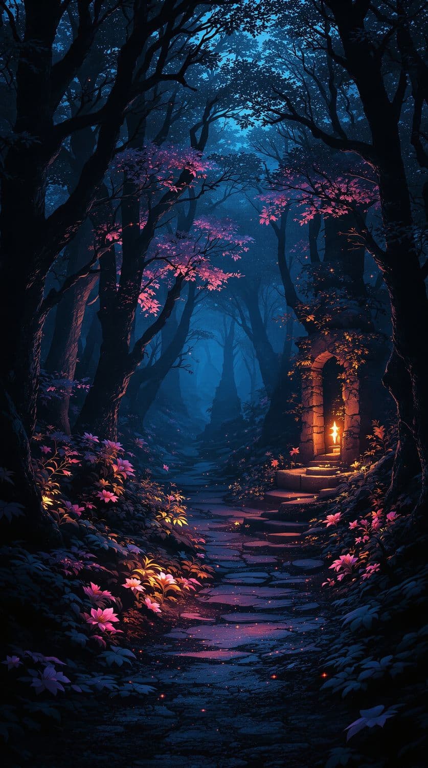 Enchanted Twilight Forest