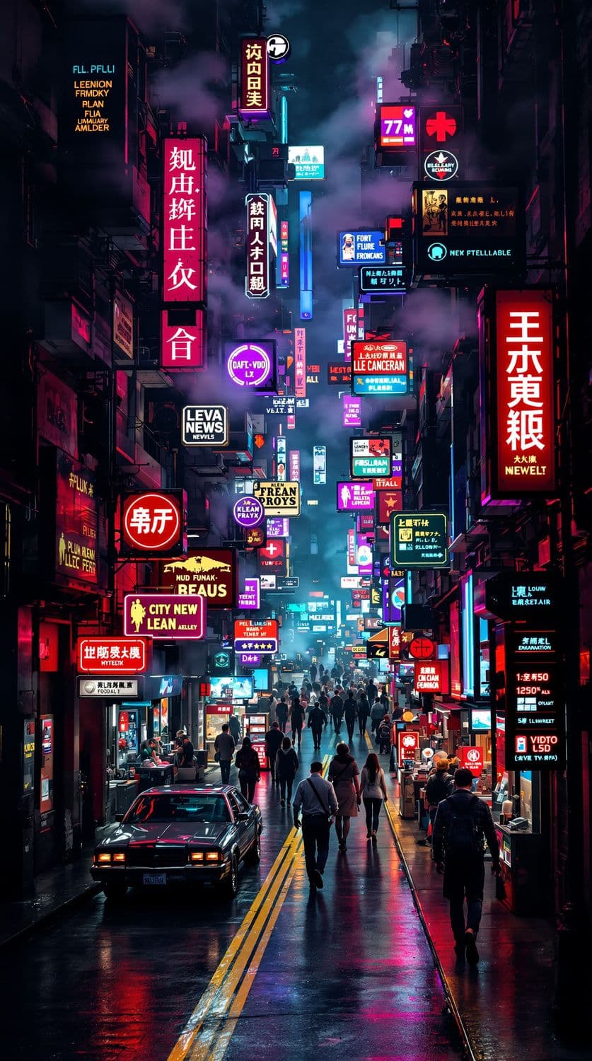 Neon Alleyway
