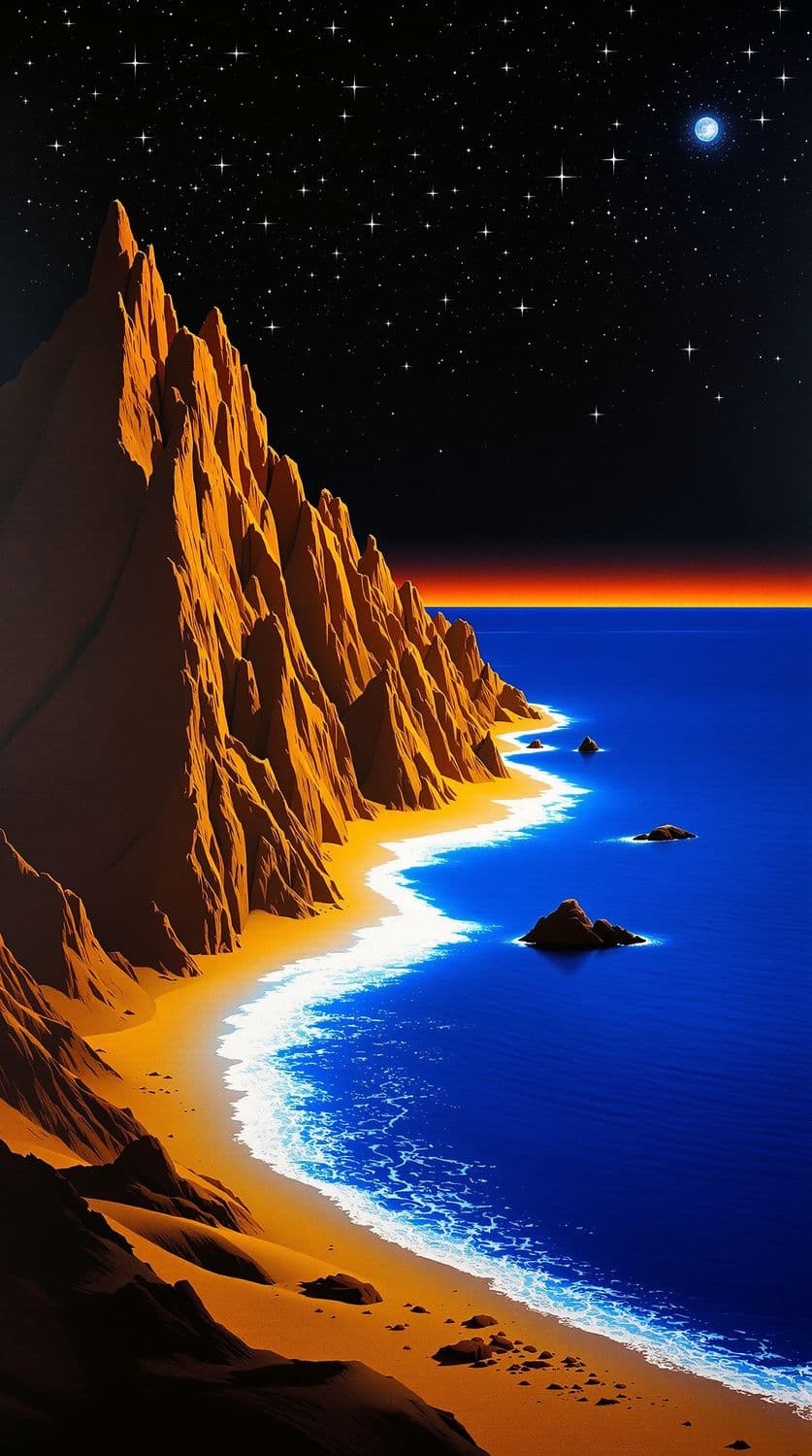 Moonlit Desert Dreamscape