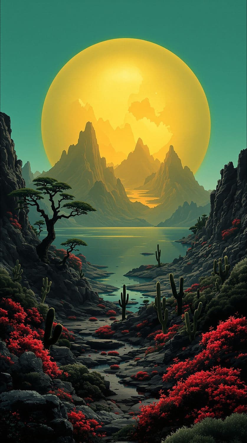 Mountain Star Illusion