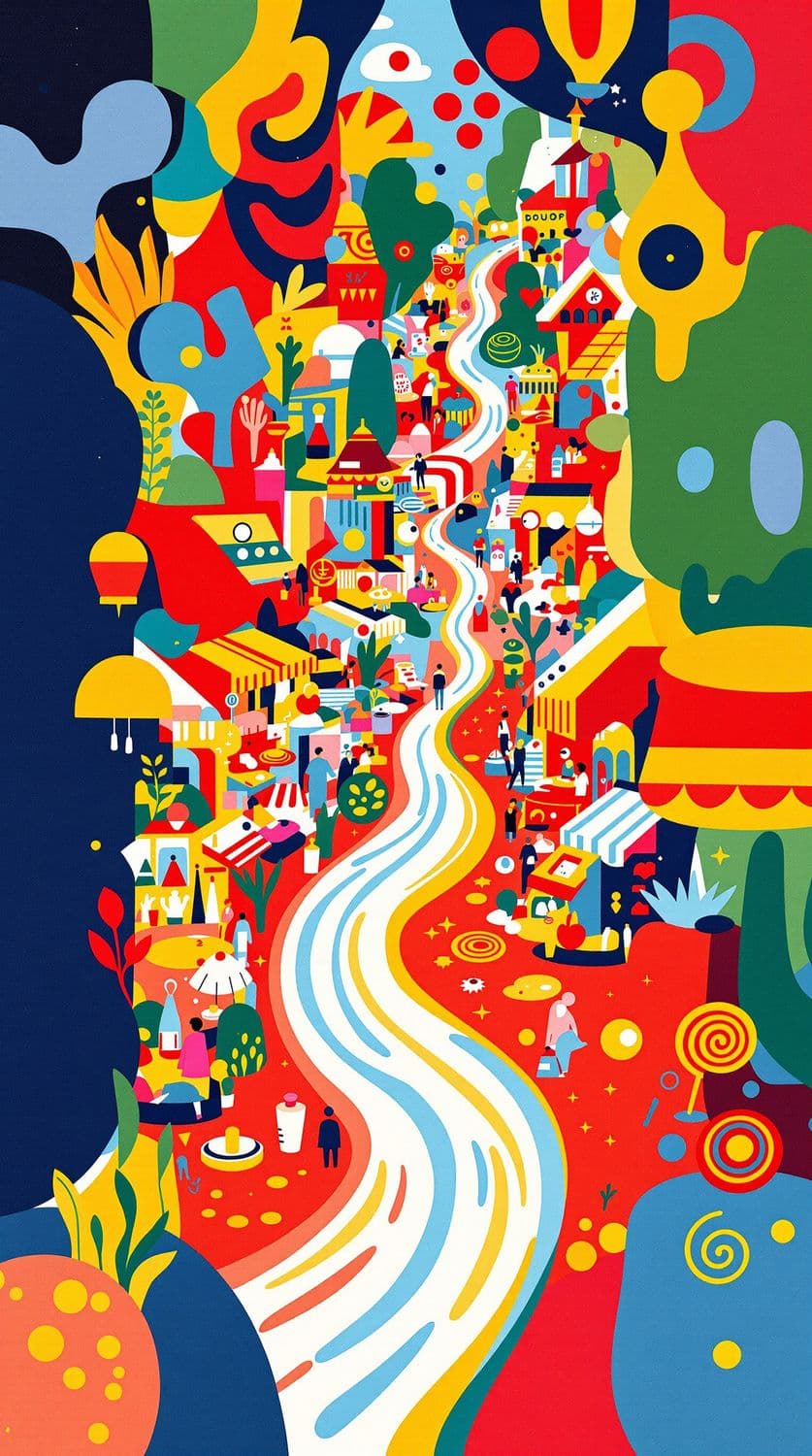 Colorful Market Buzz