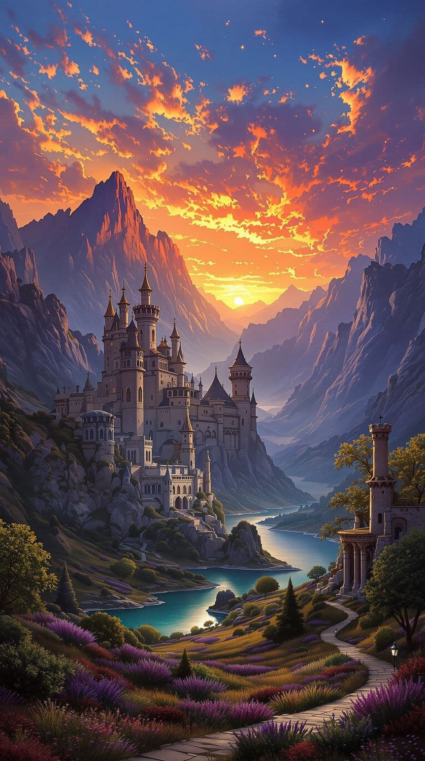 Castle in the Fiery Mountains