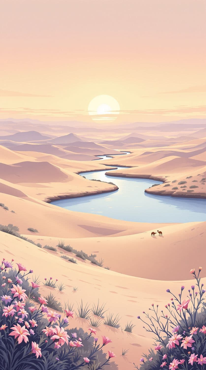 Tranquil Desert Dunes