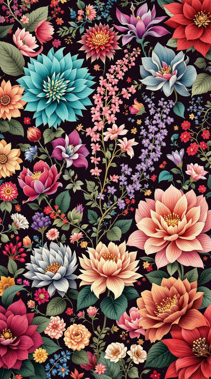 Fantastical Floral Dreamscape