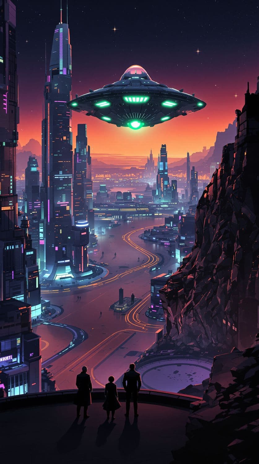 Dusk Over Neo-Metropolis
