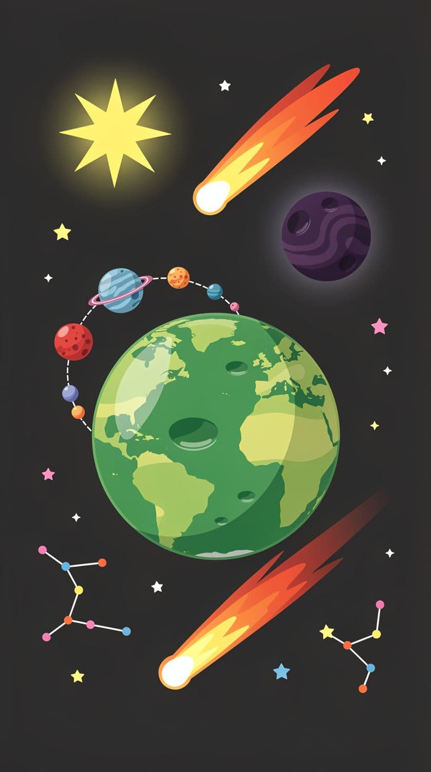 Imaginative Cosmic Scene