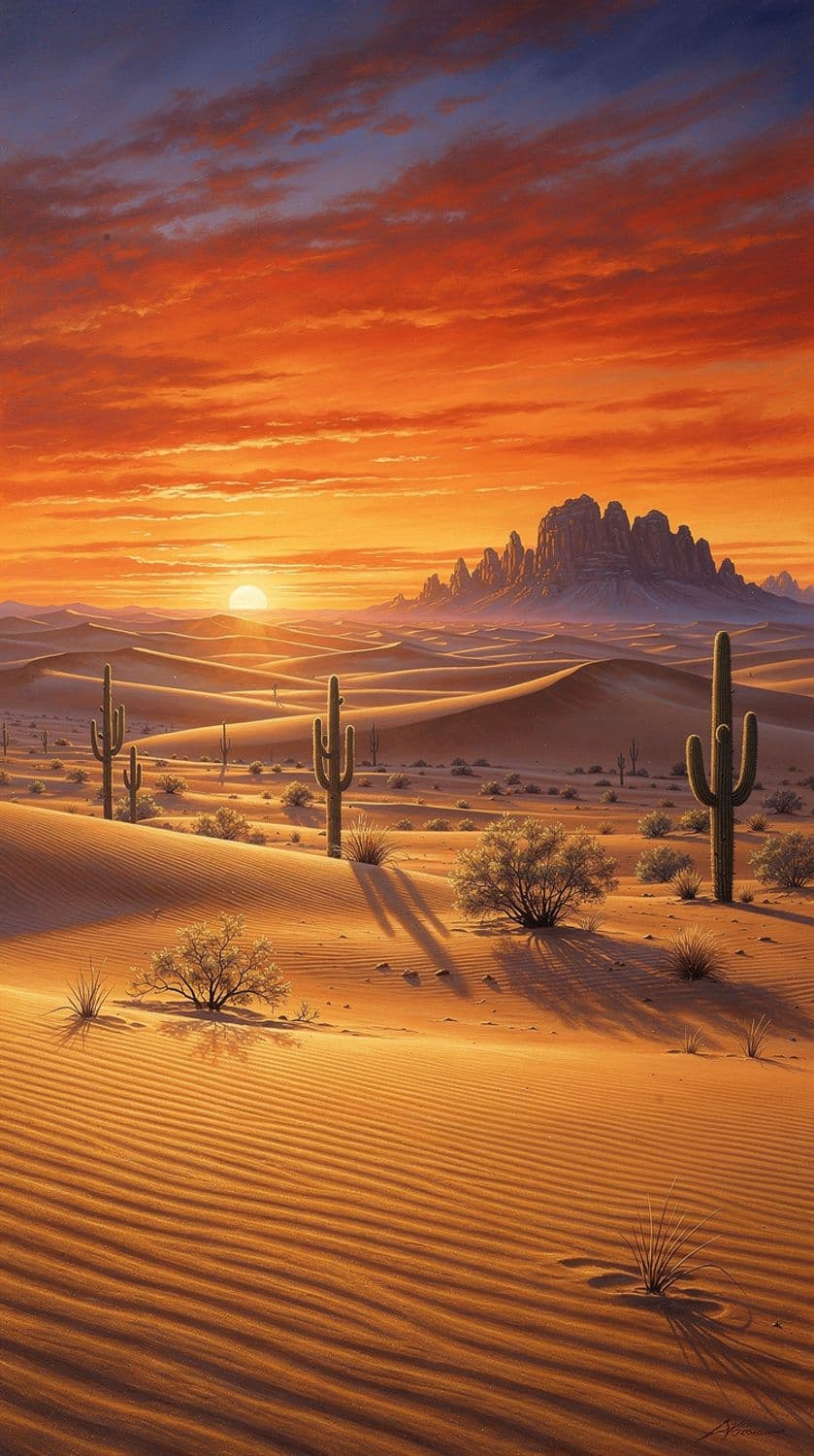 Desert Sunset Serenity