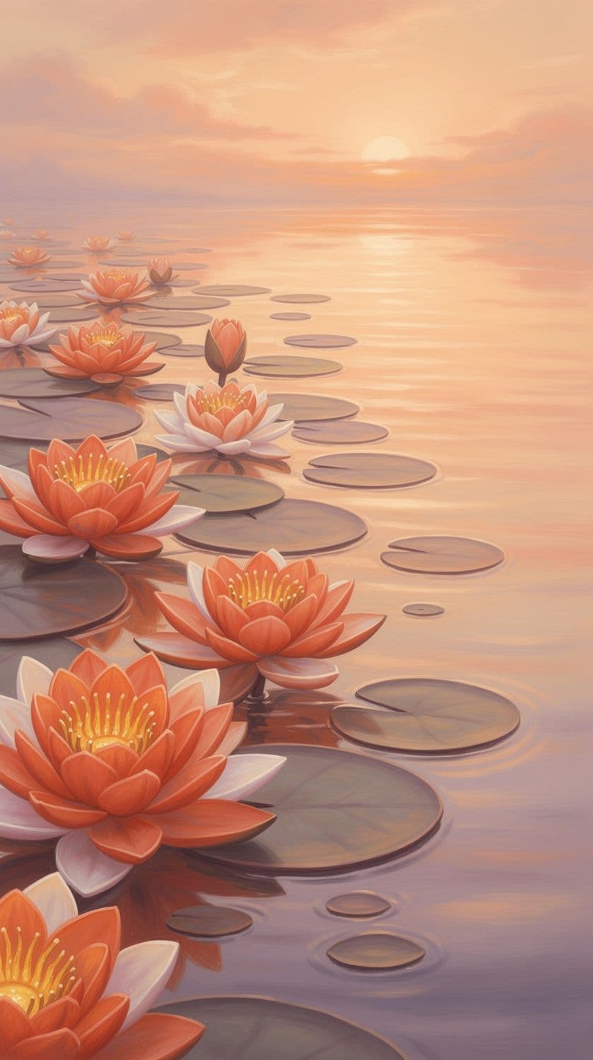 Sunset Lagoon Harmony