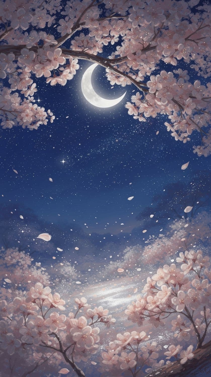 Cherry Blossom Night