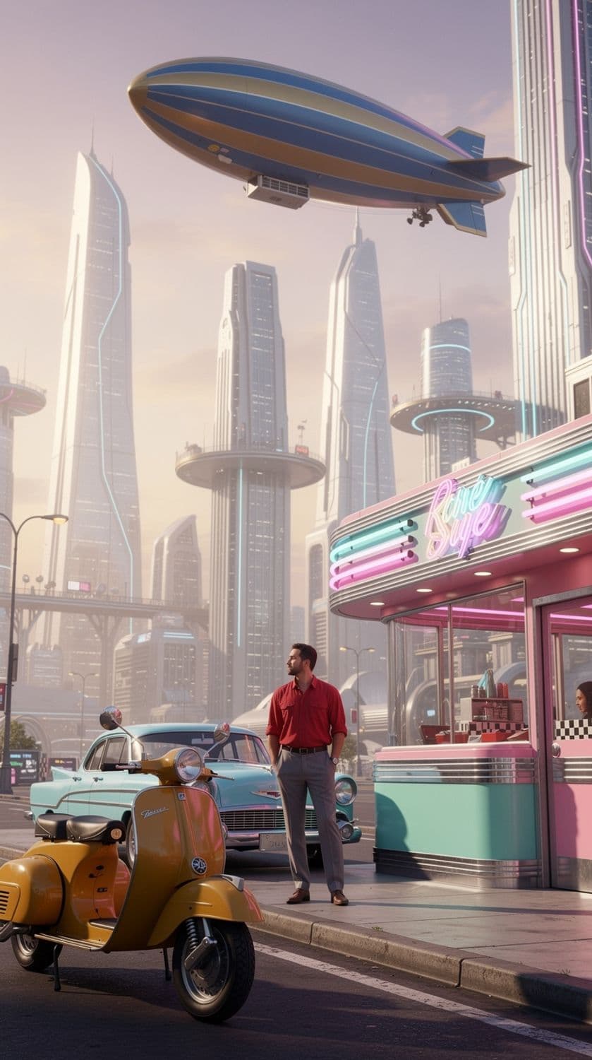 Pastel Cityscape Dream