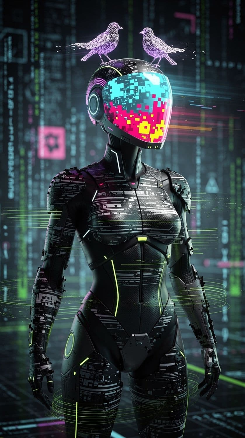 Digital Humanoid in Abstract Realm