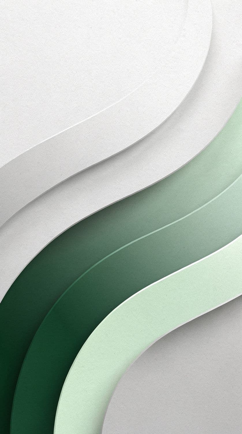 Green Curved Layers
