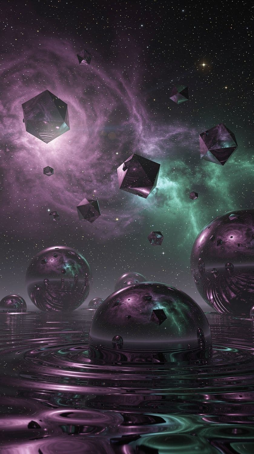 Mirrored Octahedrons in Cosmic Dance