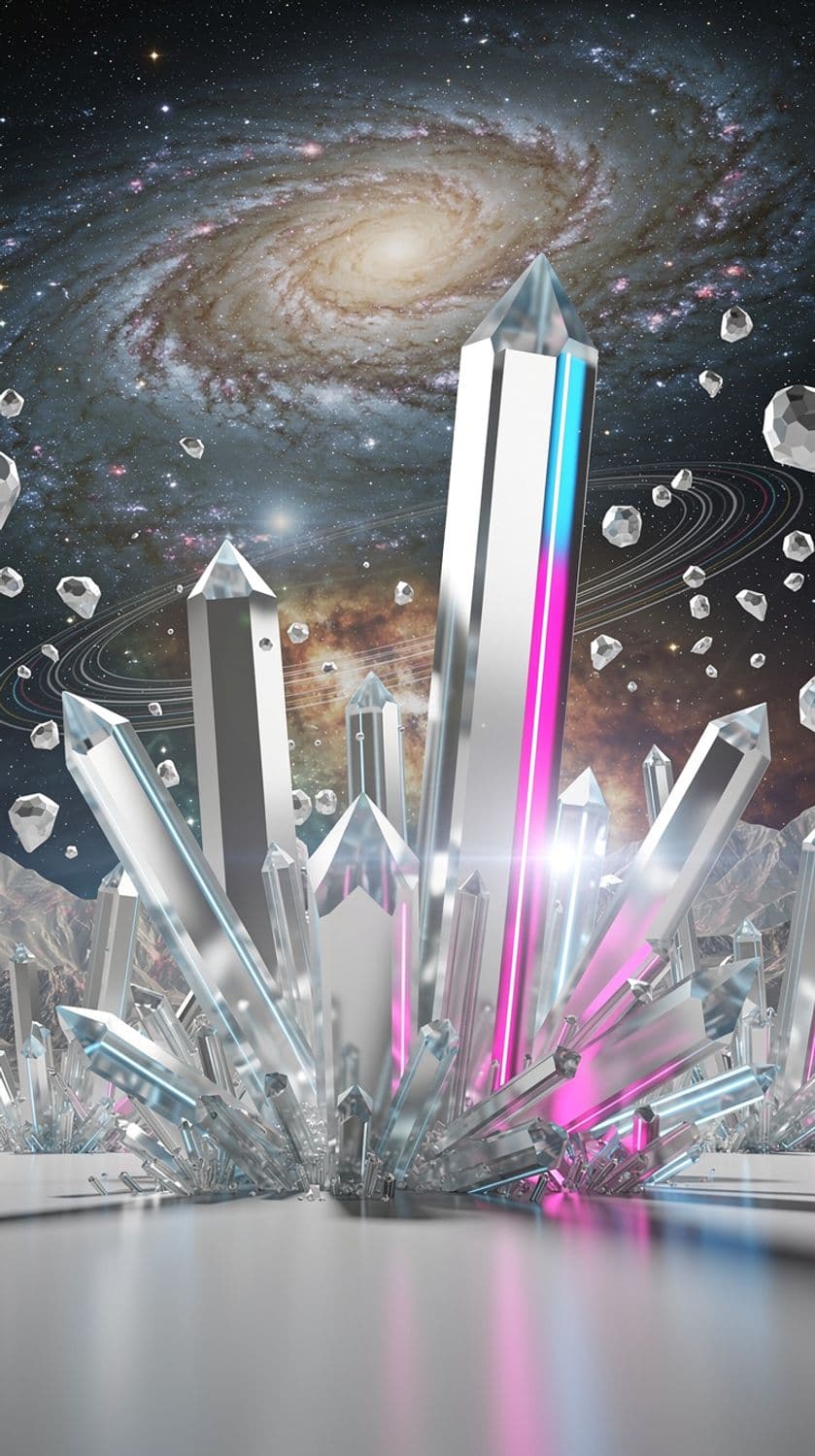 Galactic Crystal Frontier