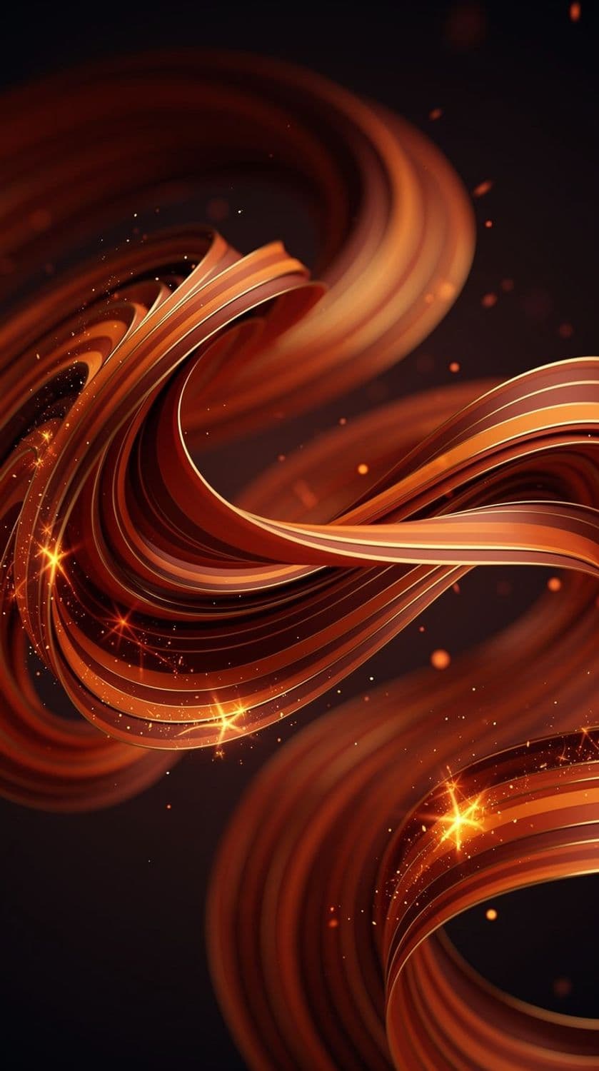 Fiery Ribbons of Light