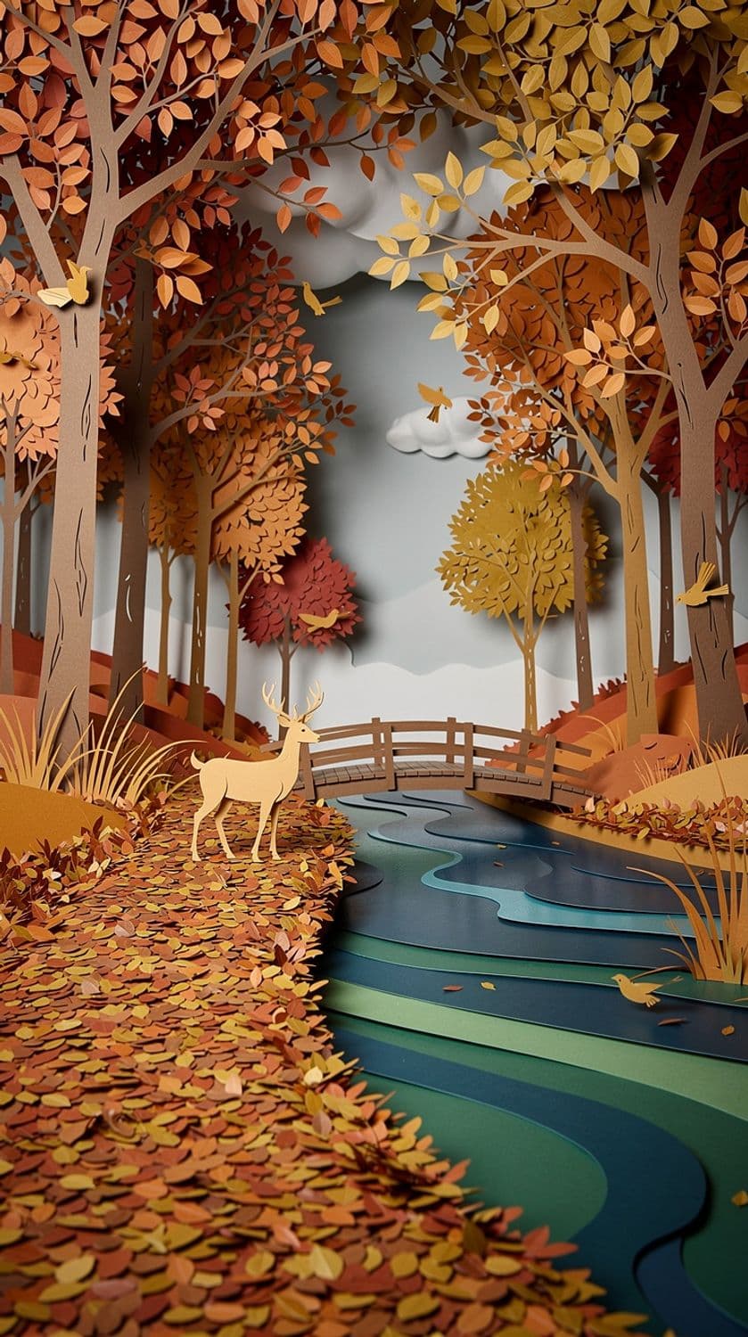 Serene Autumn Forest