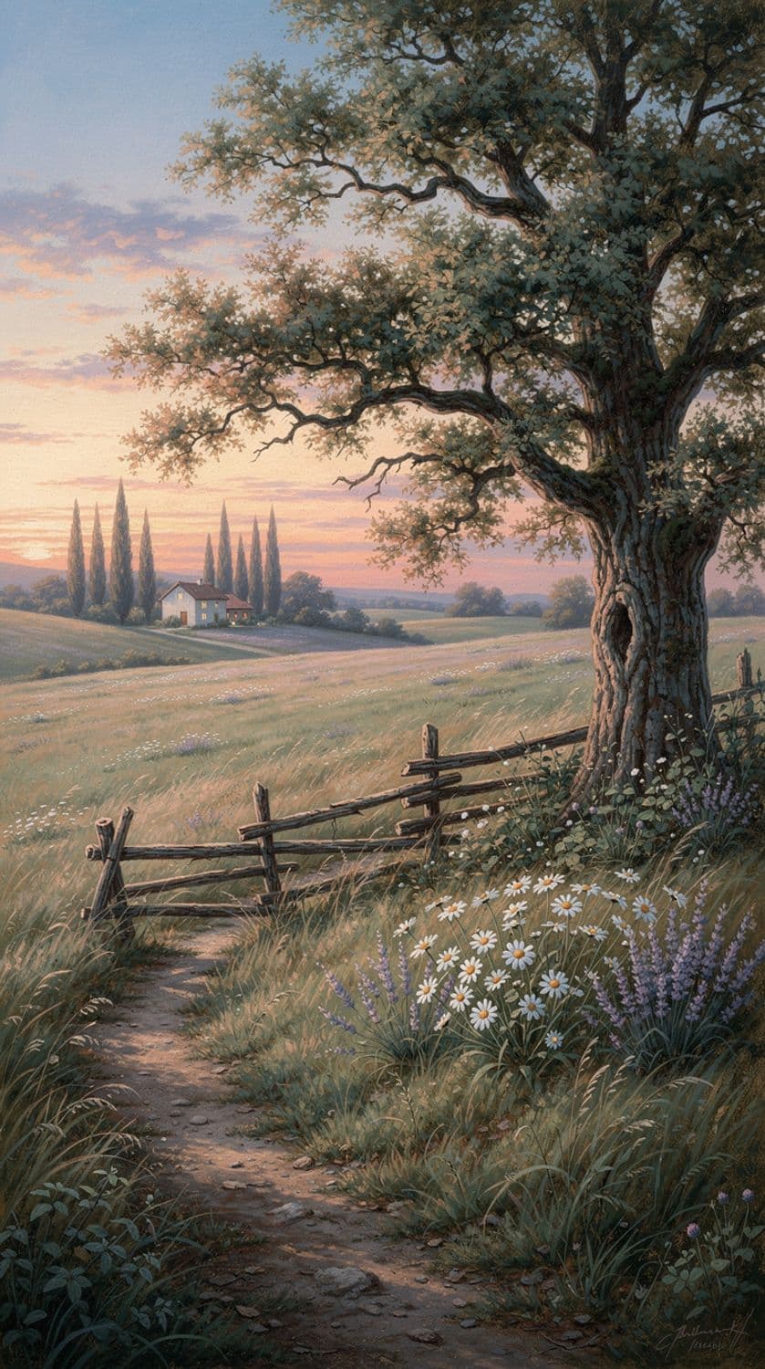 Twilight in the Countryside