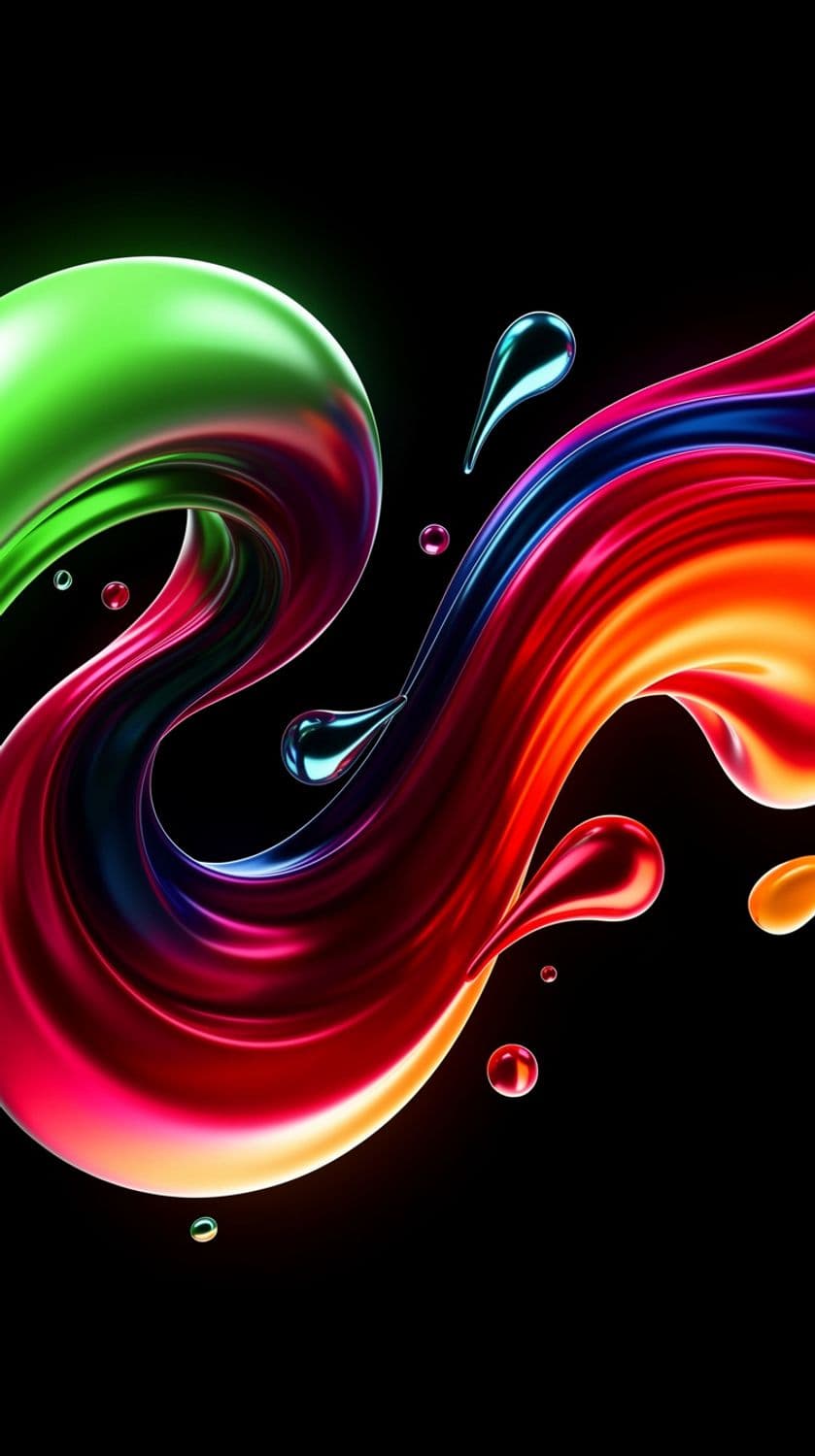 Neon Swirls