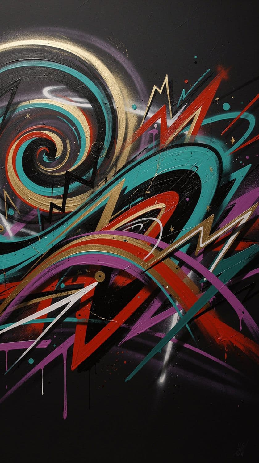 Colorful Curves and Angles