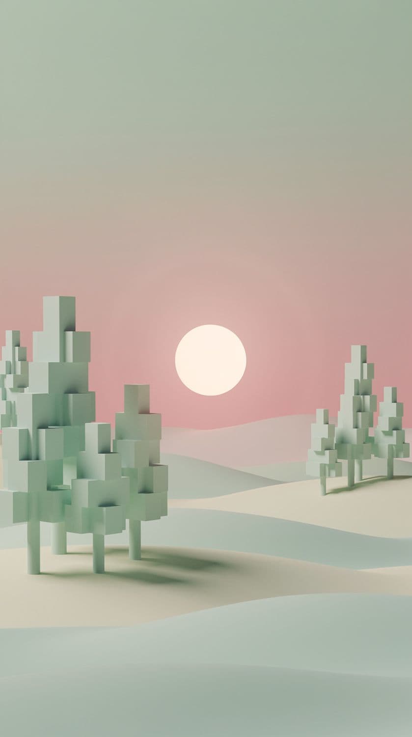 Surreal Forest Glade
