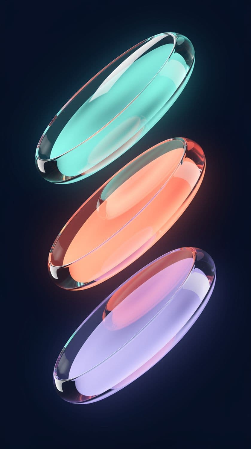 Luminescent Ovals in Gradient
