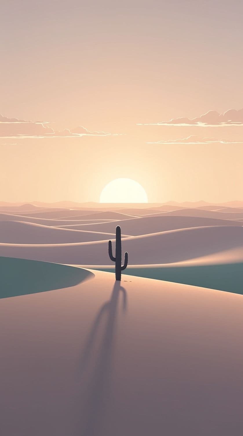 Serene Desert Dawn