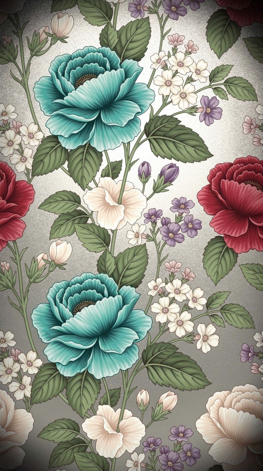 Moonlit Floral Elegance