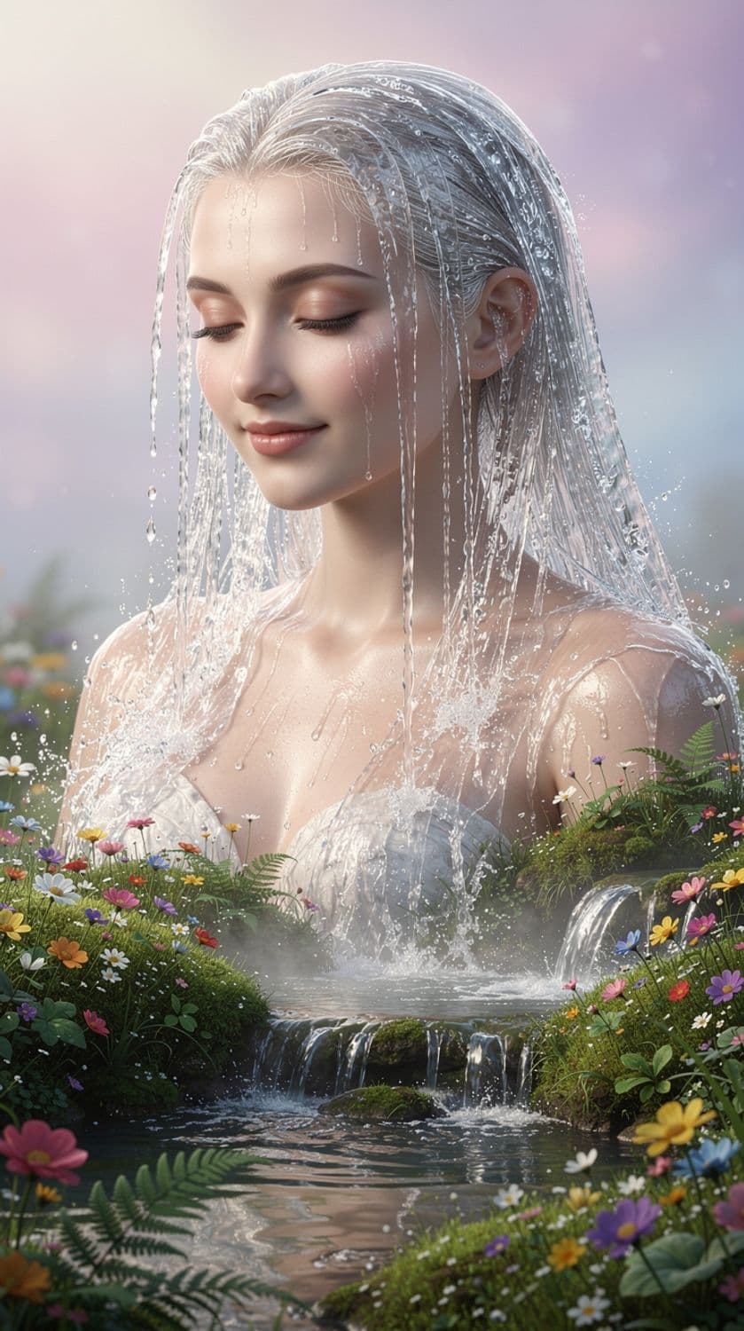 Waterfall Goddess Serenity