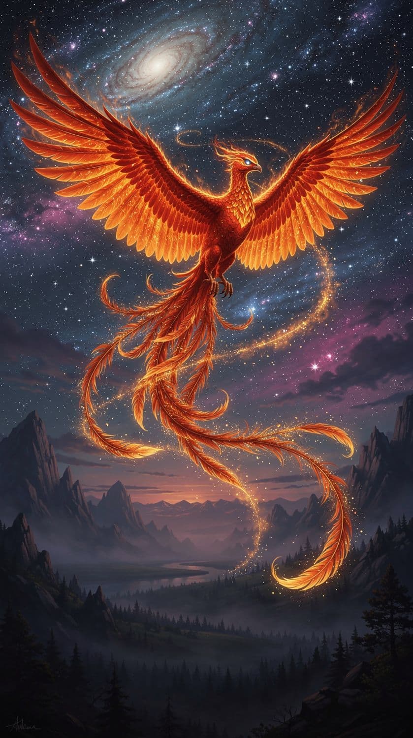 Celestial Phoenix Flight