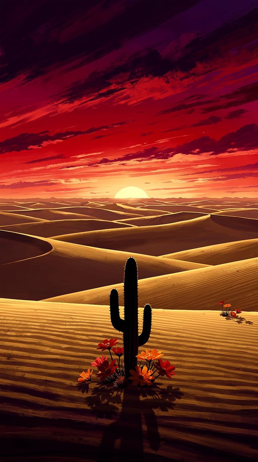 Desert Sunset Majesty