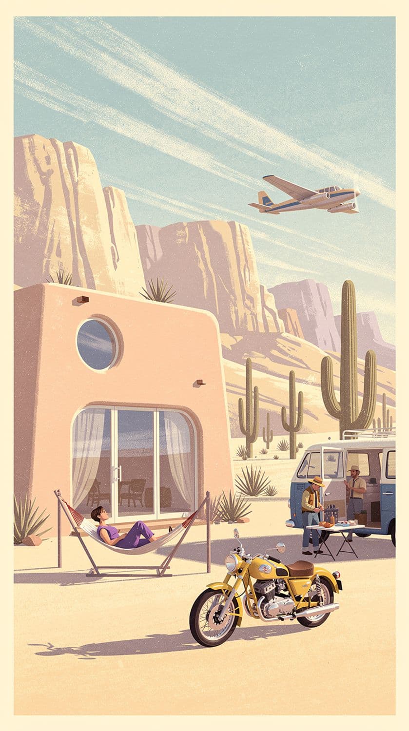 Nostalgic Desert Escape
