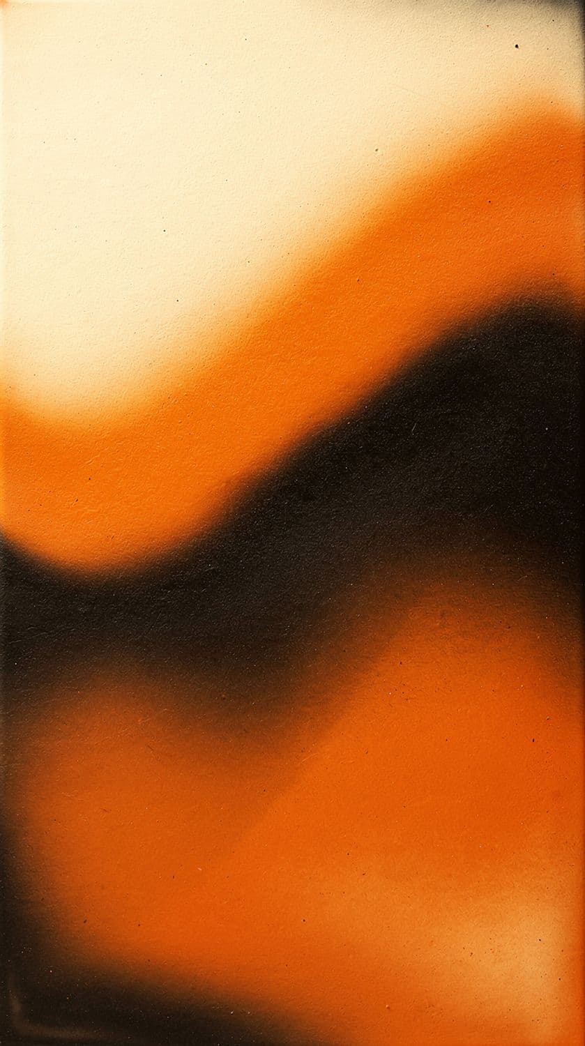 Orange and Black Gradient Abstract