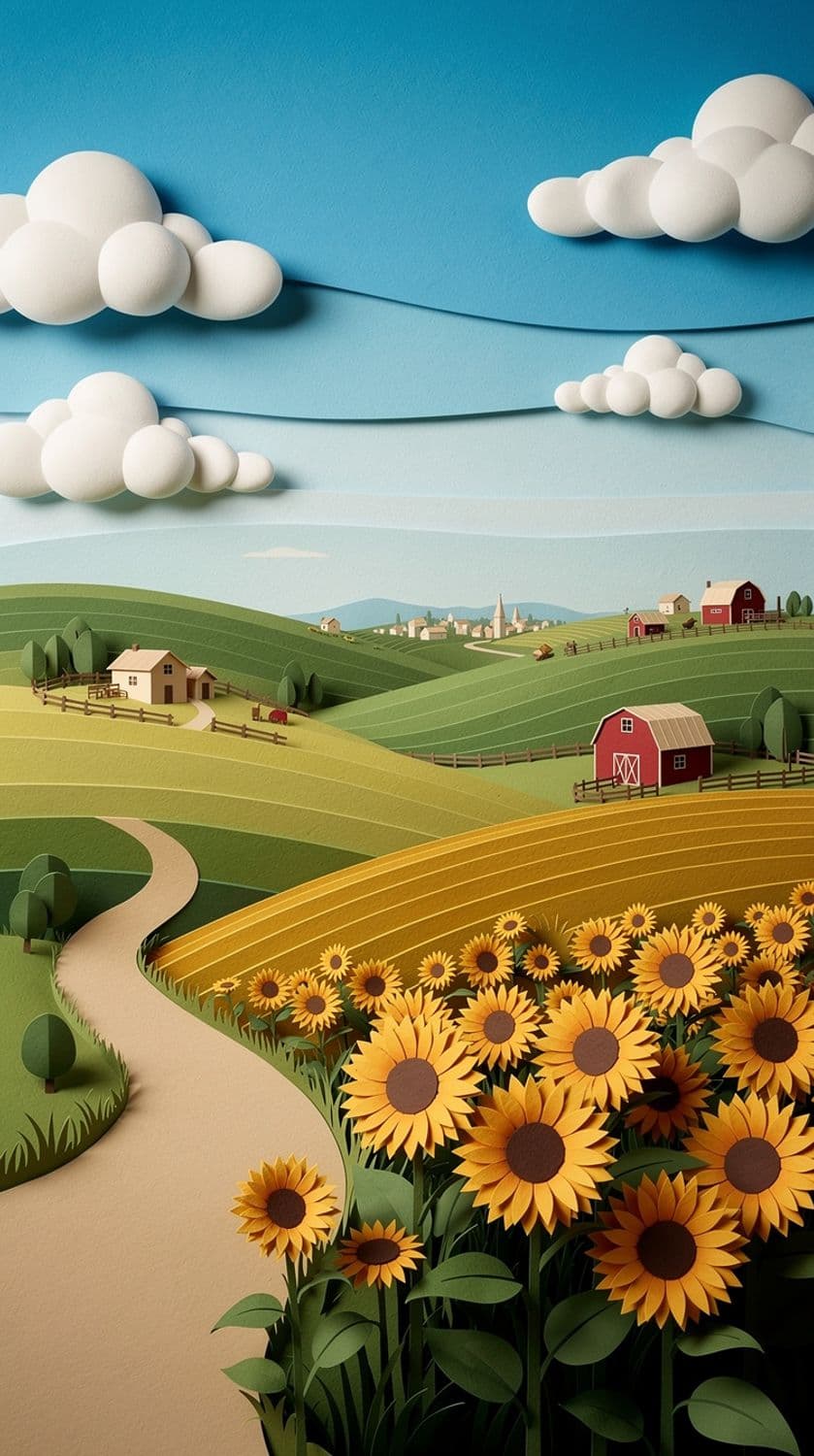 Peaceful Countryside Vista