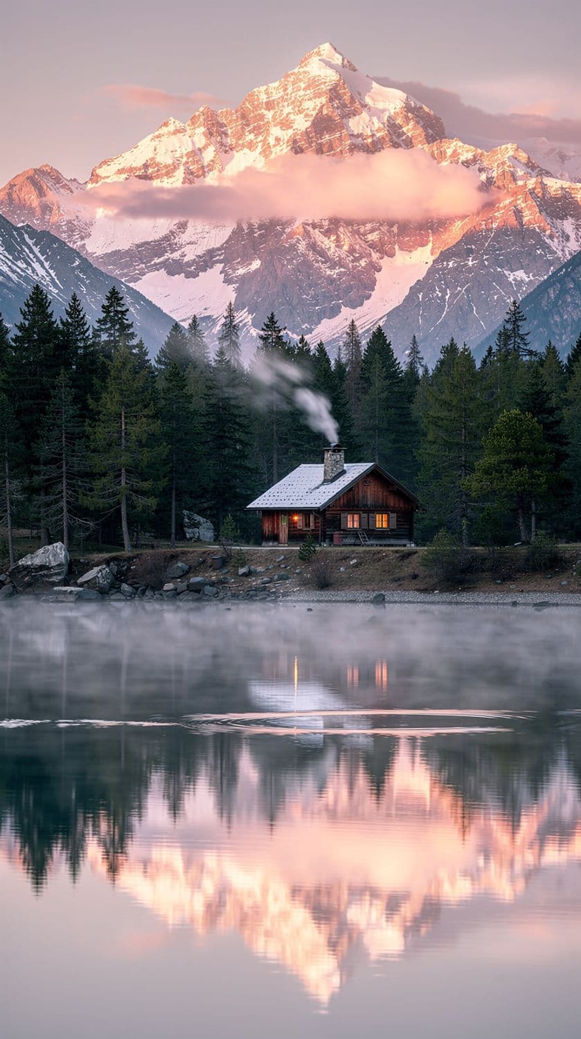 Alpine Dawn Reflection