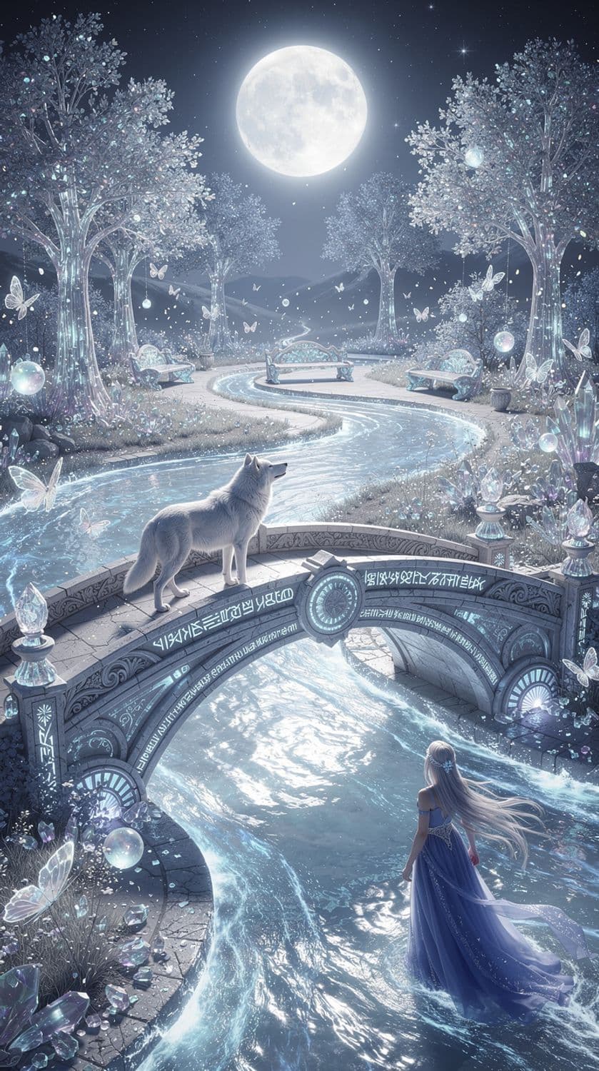 Moonlit Crystal River