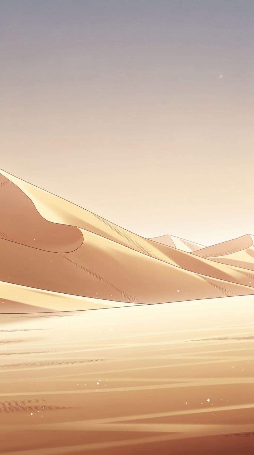 Golden Desert Dunes