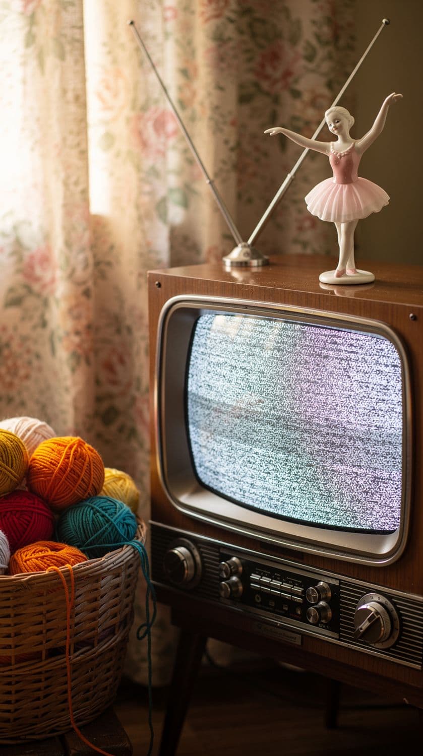 Static Dreams: A Retro Living Room