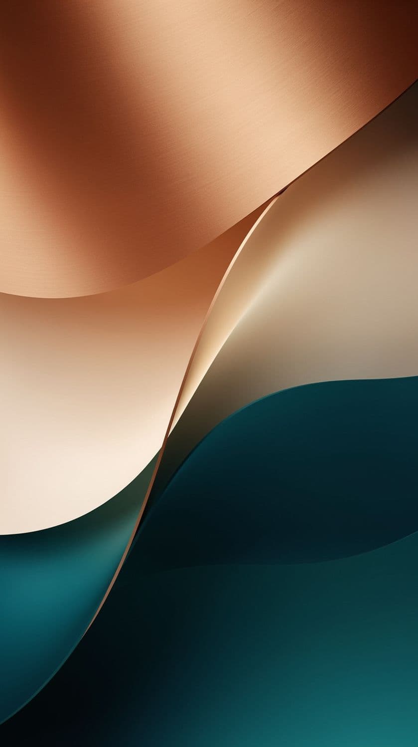 Copper and Teal Harmony