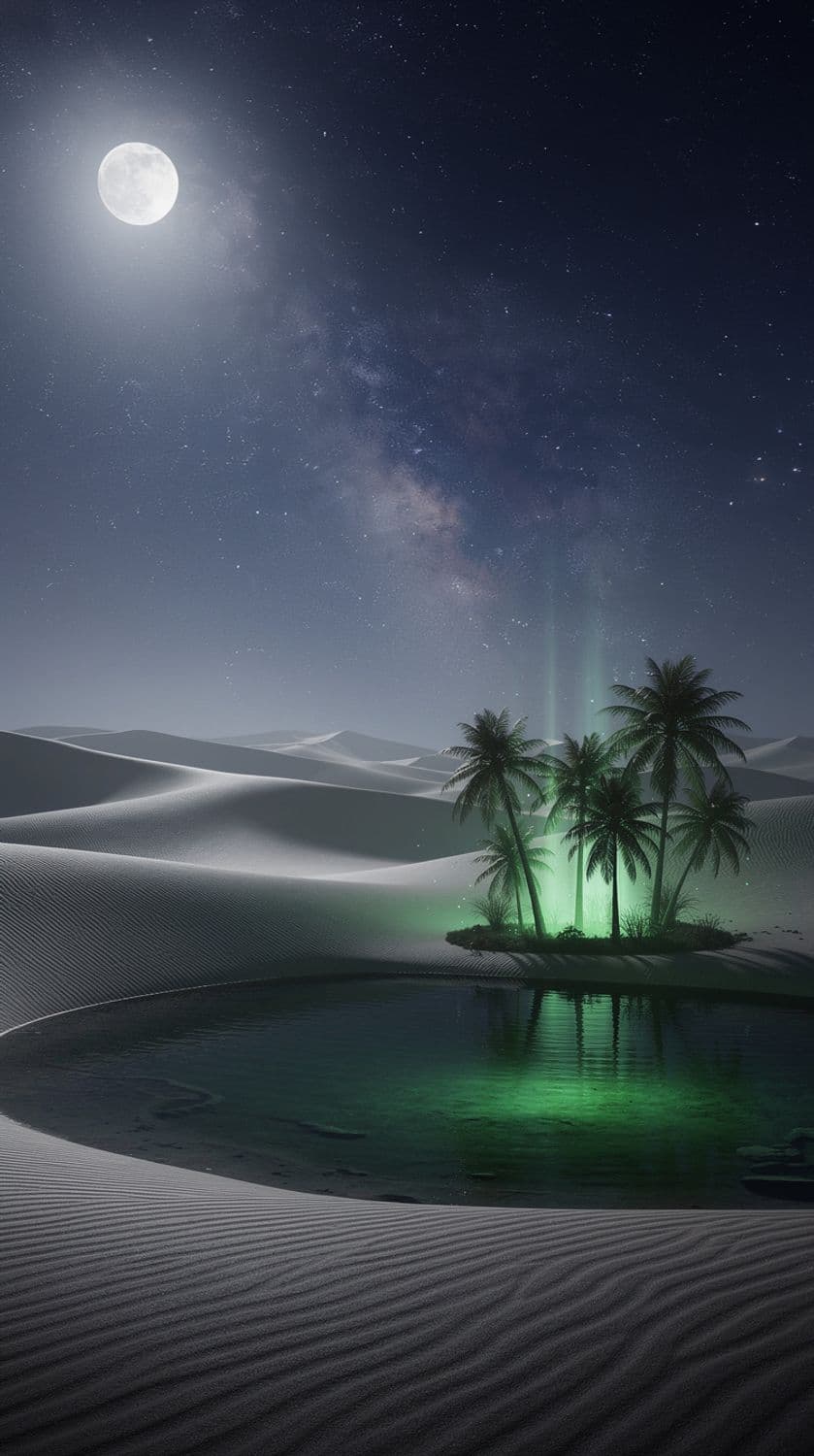 Mystical Desert Night