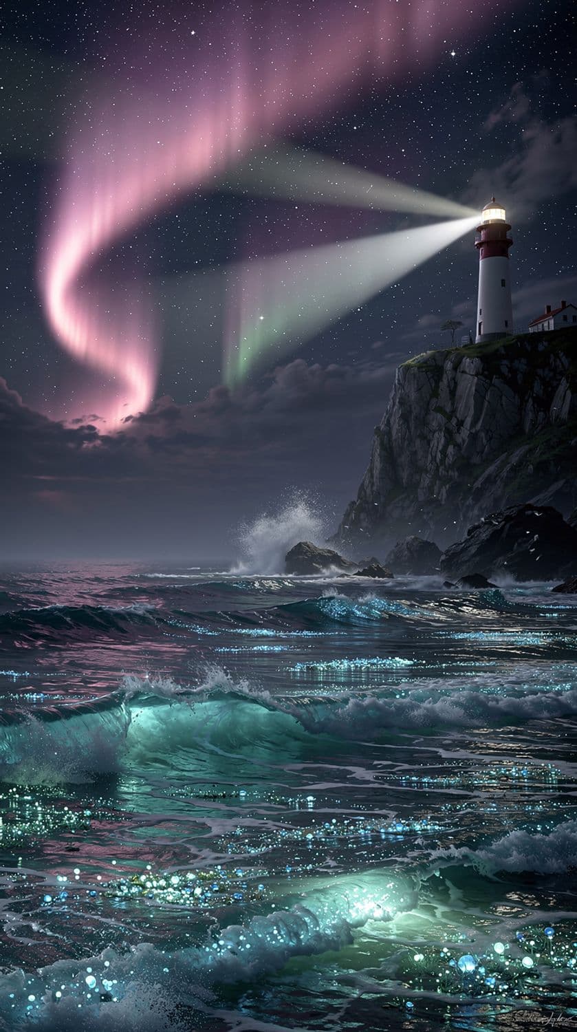 Bioluminescent Waves