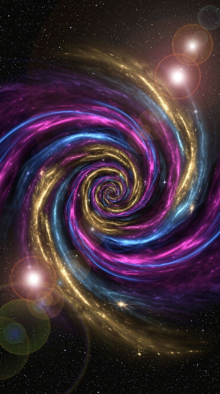 Cosmic Whirlpool Dance