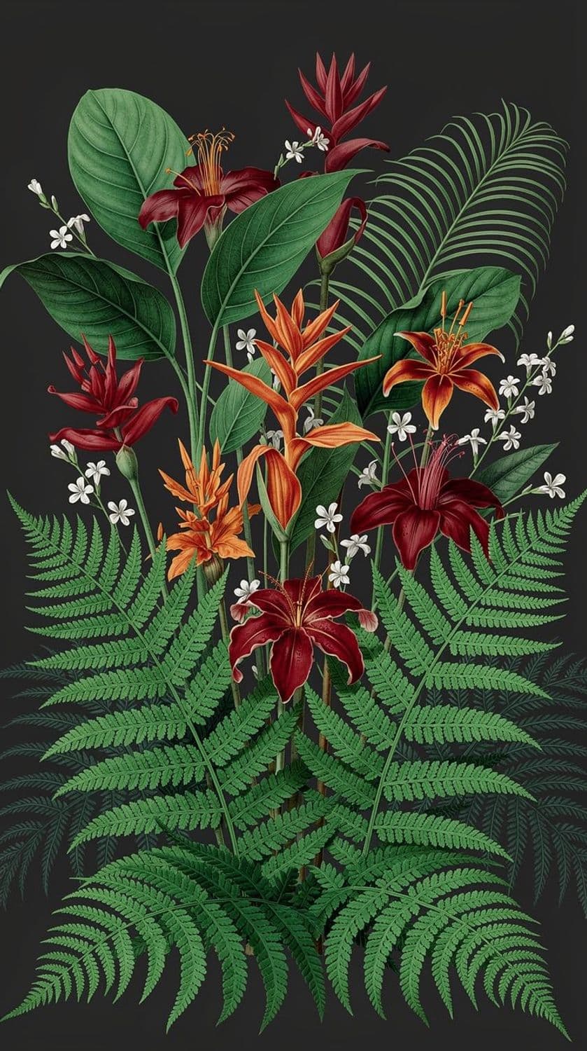 Tropical Rainforest Elegance