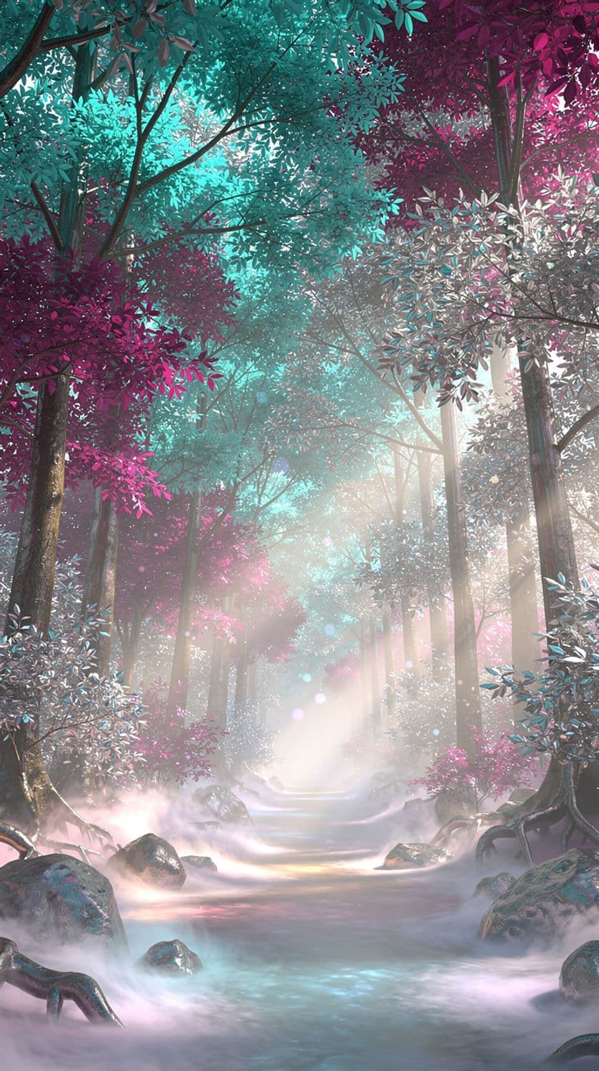 Enchanted Kaleidoscope Forest