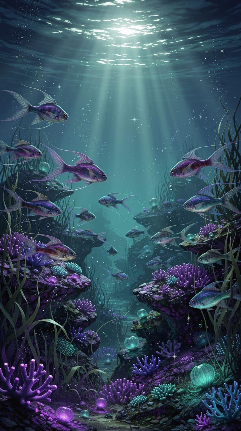 Moonlit Underwater Fantasy