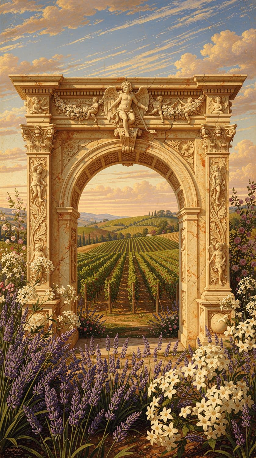 Renaissance Floral Passage
