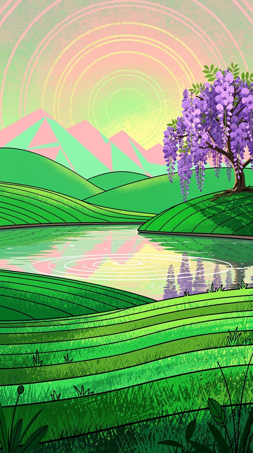 Mystical Spring Oasis