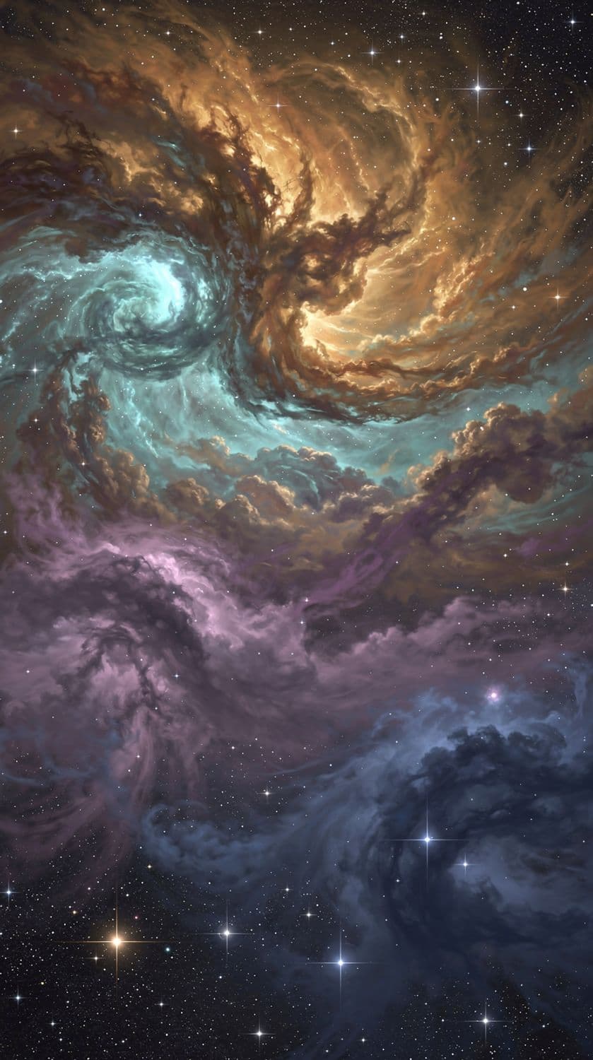 Vibrant Cosmic Storm